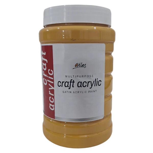 Atlas Multipurpose Craft Acrylic | Ochre, 1L