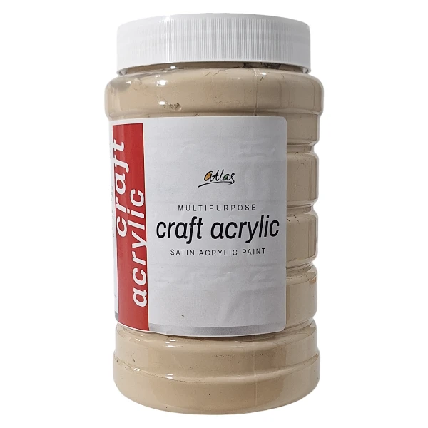 Atlas Multipurpose Craft Acrylic | Paradise Beige, 1L