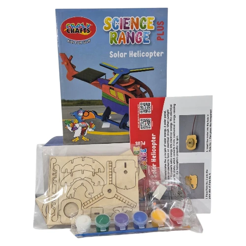 Crazy Crafts Science Range Kit | Solar Helicopter, 9pc