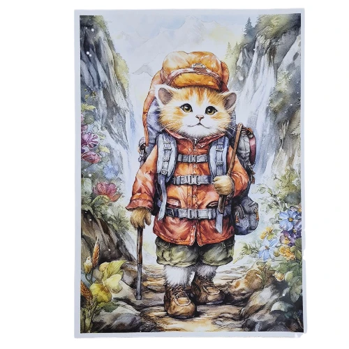Creative Talents Deco Print Paper | Cat Art, A3