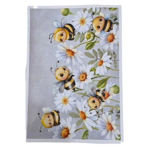 Creative Talents Deco Print Paper | Cute Bees, A3