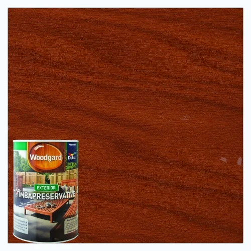 Dulux Woodgard Timbapreservative Exterior | 5L, Mahogany