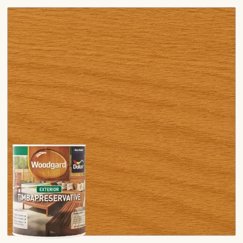Dulux Woodgard Timbapreservative Exterior | 1L, Light Oak