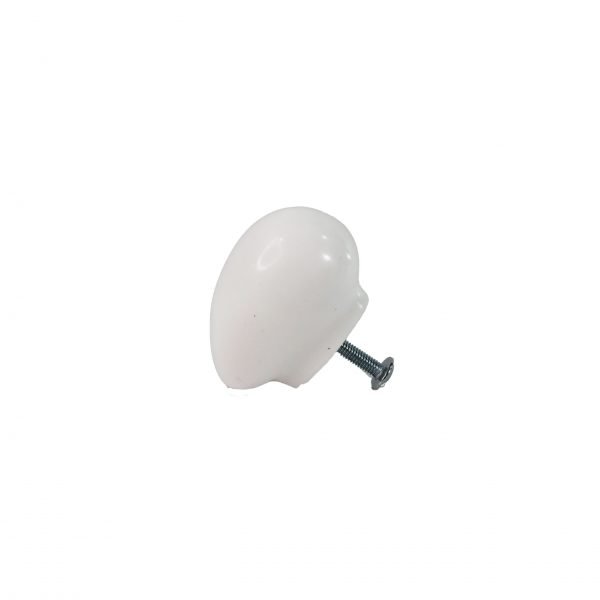 White Heart Knob 4.5 x 4.5 x 3cm - Image 2