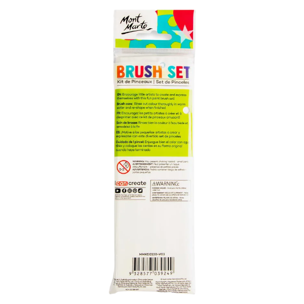 Paint Brush Set 6 Piece | Mont Marte - Image 2